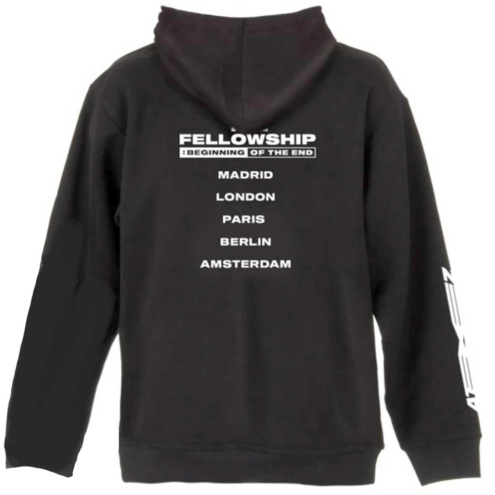 ATEEZ - Fellowship Tour Euro Zip hoodie - Black